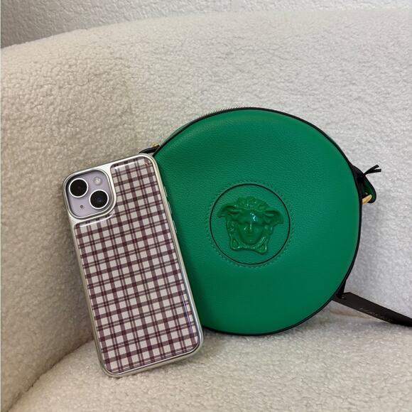 Versace Medusa Green Round Crossbody Bag - Picture 6 of 6